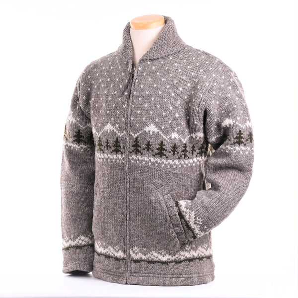 Sherpa lined outlet wool sweater