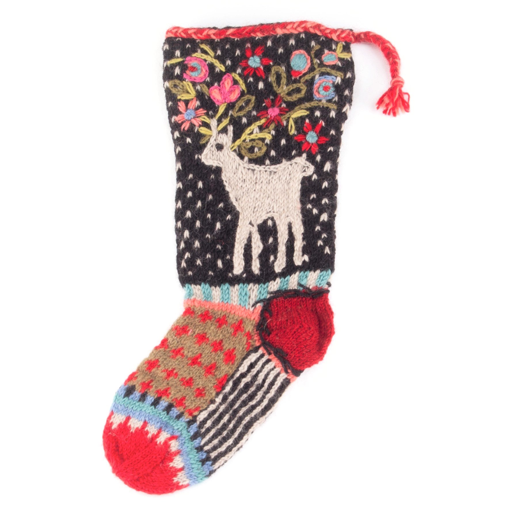 Reindeer Christmas Stocking